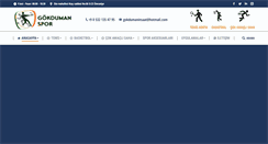 Desktop Screenshot of gokdumanspor.com